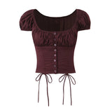 New Spring Style Half-Length Skirt Suit With Chrysanthemum Buckle And Shell Buckle-Outfit