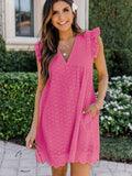 Sleeve Lace Hollow Casual