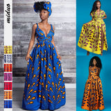 African Wear Printed Multi-wear Sexy Lace-up