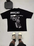 Men's T-Shirts Y2K Shirts Men's Original Hip-Hop In Our Trusted Graphics Print Round Collars-Outfit