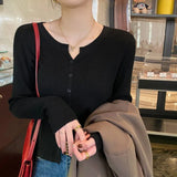 Fongt And Winter Knitwear With A Thin White Cardigan Coat With A Slim Long-Sleeved Sweater Jacket-Outfit