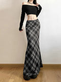 2024 Summer New Style Fashion High-Rise Crows Skirt Half-Dress