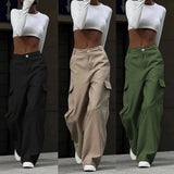 Fongt Autumn And Winter New Commuter High-Waisted Trousers Casual Trousers Women