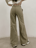 Straight Leg Pocket Cargo Pants-Outfit