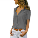 Color Intellectual Style Women's Short Sleeve