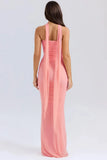 Corset Top With Long Scarves And Body-con Midi Skirt Set-Outfit