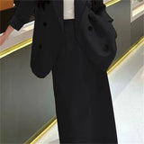 Fongt Version Suit Female Pink Suit Jacket Tea To Wear A Skirt Capable Temperament New Two Korean Suit-Outfit