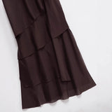 Fongt Women's Clothing Explosion Fashion Sexy V-Neck Folding Trim Sling Dress