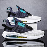 Men's Breathable Running Shoes High Quality Air Sole Cushioning Sneakers Outdoor Wear-resistant Reflective Jogging
