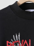 Graphic Washed Sweatshirts for Women Fashion Letter Printed Pullovers Tops Loose Sweatshirt Hoodies Female 2023