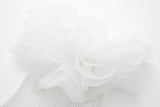 New Spring Women's Wear One-Word Collar Transparent Hard Yarn Laminated Decorative Rib Jumpsuit-Outfit