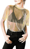 Fongt New Laser Mesh Short Sleeve T-Shirt For