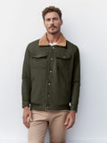 Fongt And Winter Men's Jacket With Velvet Cotton Work Clothes Casual Jacket Jacket