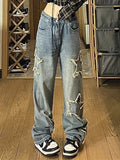 vintage boyfriend jeans with star