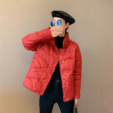 Light And Light Down Jacket Female Short Autumn New White Duck Down Small Fashion Style Winter Coat Tide-Outfit