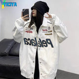 Bomber Woman Varsity Jacket Hip Hop Embroidery Long Sleeves Baseball Jackets Women's Winter Coats Bombers Racing Coat