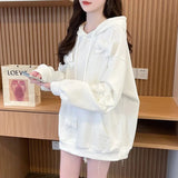 3D Bow Hoodie-Outfit