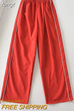 Sweatpants Women Basic Y2K Cargo Pants 2023 Striped Baggy Track Pants 90s Joggers Casual Streetwear Low Rise Harem