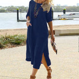 Fongt New Cotton Dress Women's Dress