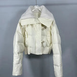 Winter Cotton Padded Short Parkas Women Thick Warm Casual Coat Female Puffer Jacket Korean Outerwear Women's