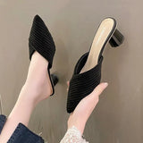Fongt Cool Drag Year Summer Simple Fashion New Pointed Knitted After The Blank Coarse And Solid Color Tao Cold