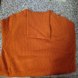 Autumn And Winter Lazy Wind Thickened High-Necked Sweaters Women's Long-Sleeved Solid Color Pile Collar Knitted Bottomed Sweaters-Outfit