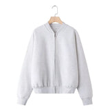 Fongt Pilot Jacket Coat Type Hoodie Loose High Waist Velvet Cloth Pants XX-Outfit