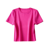 Short Style Ice Silk Knitting 3519025 In Summer-Outfit