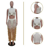 Fongt New Women's Casual Vest And Trousers Suit-Outfit