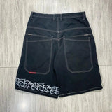 Denim Shorts Men's Spring / Summer 2024 Trendy Denim Trousers Loose Casual Trousers-Outfit