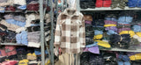 Fongt Women's 2025 New Autumn And Winter With Pocket Lattice Lamb Jacket Button Plush