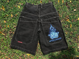 Shorts Y2K Hip Hop 2023 Original Gothic Pocket Baggy Jeans Shorts Man-Outfit