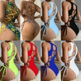 2022 New Sexy Back Hollowed-In Banded Swimsuit