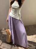 Fongt Xixi 2025 Summer New Temperament Is Thin And High-Rise Half-Dressed Dress Woman 85183