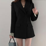 Fongt Jacket Female Summer Thin Korean Version Ins Port Style Retro Khaki Jacket Loose B Small Outside The Tide-Outfit