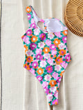 Fongt New Bikini Outside Single Swimsuit One-Piece Women's Swimsuit Print Strap Sexy Bikini D797K-Outfit