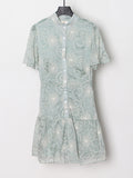 Fongt Temperament Dress Women 2025 Summer New Fashion Temperament Fresh Style Printing High-End A-Word