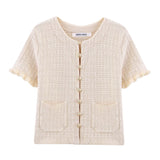 Fongt Thoracic Blouse Knitted Jersey Three-Piece Set 4192041 4192043 4192042