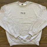 Mom I Am A Rich Man Letters Embroidery Gray Sweatshirt-Outfit