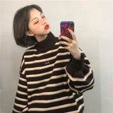 Grandma Striped Sweater-Outfit