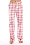 Classic Plaid Home Casual Trousers Loose