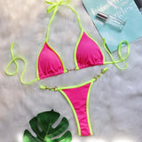 Fongt Style 2023 Web Celebrity Sexy Bikini Quilting Metal