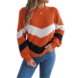 Fongt Wind Shooting 2025 Autumn And Winter Casual Coloring Lantern Long-Sleeved Jacket Sweater Women's Clothing