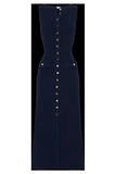 Fongt Temperament Sleeveless Round Collar Knitted Dress In 2025 Summer