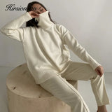 Turtle Neck Cashmere Winter Sweater Women 2021 Elegant Thick Warm Female Knitted Pullover Loose Basic Knitwear