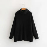 women jumpers turtleneck sweaters oversize winter fashion 2020 long sweater coat batwing sleeve christmas sweate
