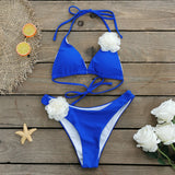 Three-Point Mini Bikini Low-Waist Sexy Strap Split Swimsuit Women 2025 New