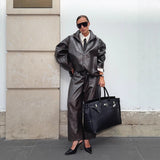 Fongt 2025 New Temperament Casual Bright Collar Jacket Jacket Skirt Suit
