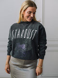 Graphic Stardust Sweatshirt Women 2023 Spring Autumn Washed Vintage Sweatshirts Womens Fashion Pullovers
