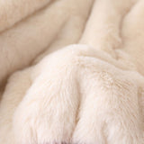 And Winter Plus Velvet Liner Candy-colored Tooling Women's Loose Coat Collar Wool Collar Imitation Lamb Student